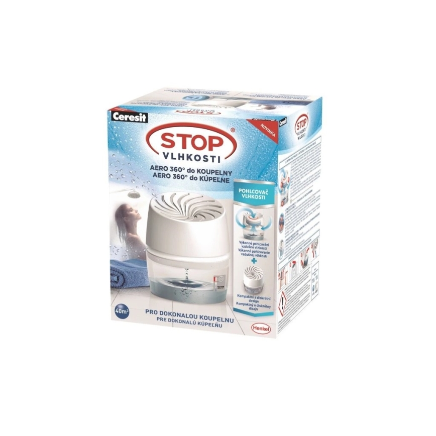 Ceresit - AERO 360° badeværelsesaffugter, hvid