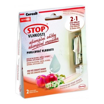 Ceresit - Fugtabsorberende poser 2 x 50 g, energisk frugtaroma