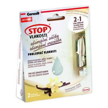 Ceresit - Fugtabsorberende poser 2x 50 g vaniljeduft