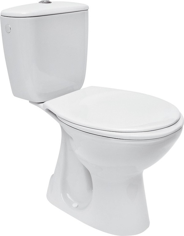 Cersanit K08-029 - Gulvstående toilet m. toiletsæde PRESIDENT keramik/hvid
