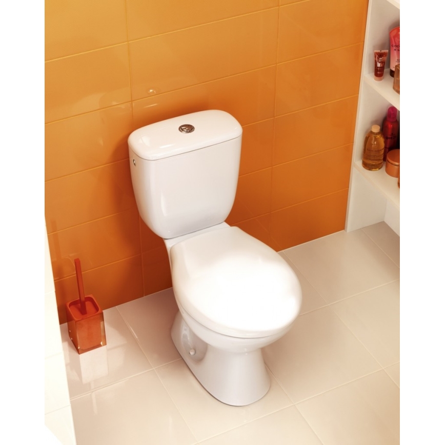 Cersanit K08-029 - Gulvstående toilet m. toiletsæde PRESIDENT keramik/hvid