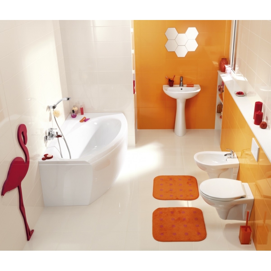 Cersanit K08-029 - Gulvstående toilet m. toiletsæde PRESIDENT keramik/hvid