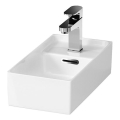 Cersanit K114-004 - Bordmonteret vask CREA 22x40 cm keramik/glans hvid