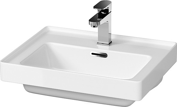 Cersanit K114-005 - Nedfældet vask CREA 40x50,5 cm keramik/skinnende hvid