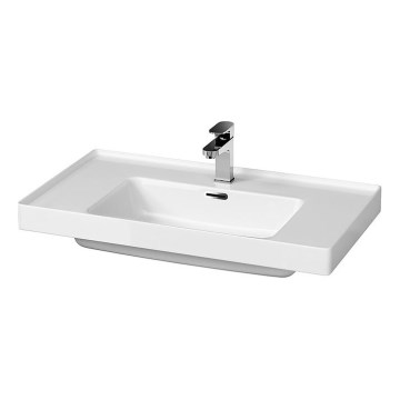Cersanit K114-017 - Indbygget vask CREA 44,5x80,5 cm keramik/skinnende hvid