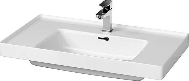 Cersanit K114-017 - Nedfældet vask CREA 44,5x80,5 cm keramik/skinnende hvid