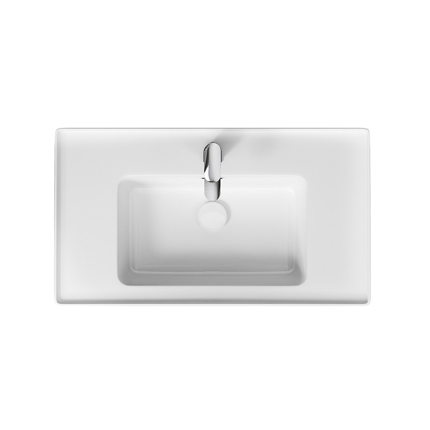 Cersanit K114-017 - Nedfældet vask CREA 44,5x80,5 cm keramik/skinnende hvid