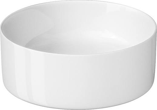 Cersanit K114-020 - Bordmonteret håndvask CREA diameter 38 cm keramik/skinnende hvid