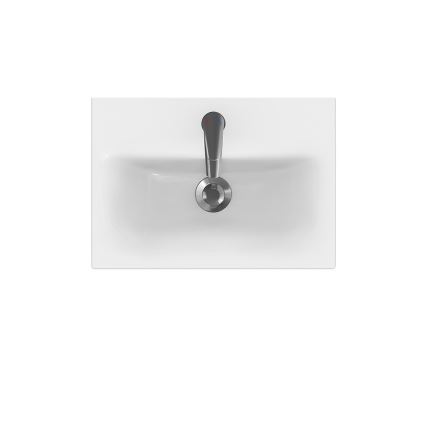 Cersanit K116-008 - Håndvask til bordplade/væghængt MODUO SLIM 35x50 cm keramik/højglans hvid