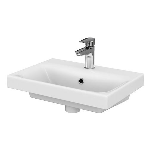 Cersanit K116-008 - Nedfældet vask MODUO SLIM 35x50 cm keramik/skinnende hvid