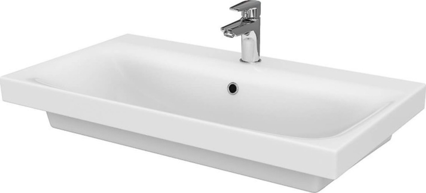 Cersanit K116-013-ECO - Nedfældet håndvask MODUO 45x80 cm keramik/blank hvid