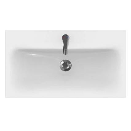 Cersanit K116-013 - Nedfældet vask MODUO 45x80 cm keramik/skinnende hvid