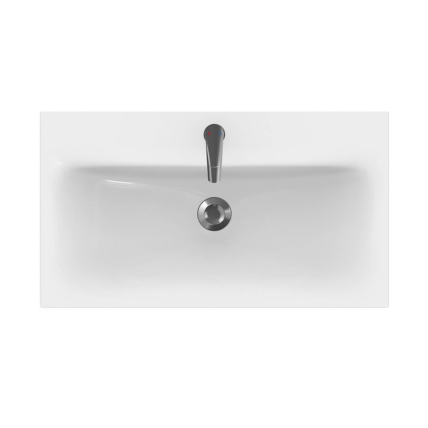 Cersanit K116-013 - Nedfældet vask MODUO 45x80 cm keramik/skinnende hvid