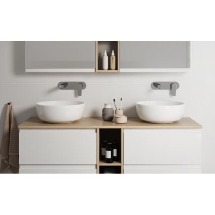 Cersanit K116-047-ECO - Håndvask til bordplade MODUO Ø 35 cm keramik/blank hvid