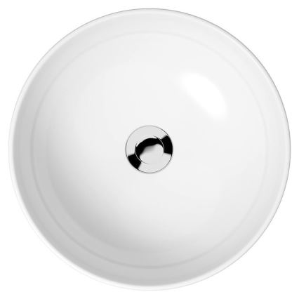 Cersanit K116-048 - Bordmonteret håndvask MODUO diameter 40 cm keramik/skinnende hvid