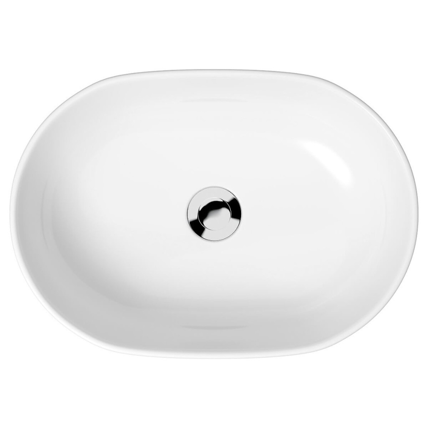 Cersanit K116-049 - Bordmonteret håndvask MODUO 35,5x50 cm keramik/glansfuld hvid