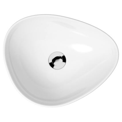 Cersanit K116-051 - Bordmonteret håndvask MODUO 35,5x44 cm keramik/skinnende hvid