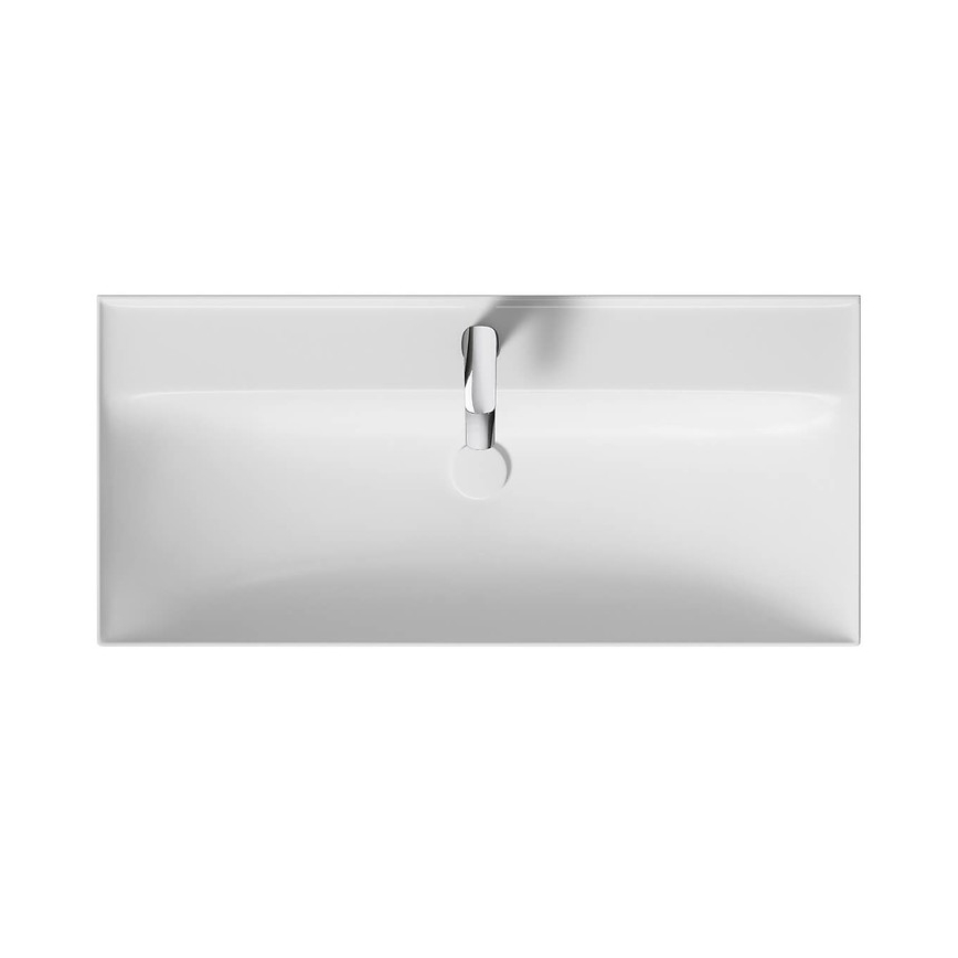 Cersanit K120-011 - Nedfældet håndvask LARGA 46x100 cm keramik/højglans hvid