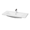 Cersanit K32-016-EX1 - Bord-/væghængt vask COMO 45x100 cm, keramik/højglans hvid