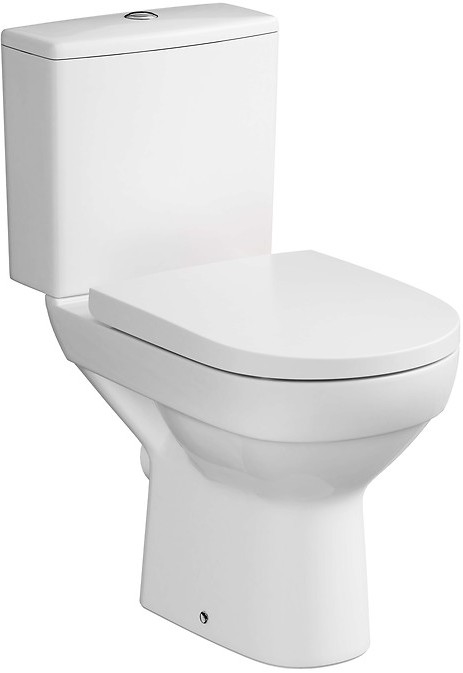 Cersanit K35-035 - Gulvstående toilet m. toiletsæde CITY keramik/hvid