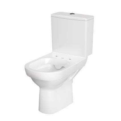 Cersanit K35-035 - Gulvstående toilet m. toiletsæde CITY keramik/hvid