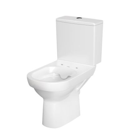 Cersanit K35-037 - Gulvstående toilet m. toiletsæde CITY keramik/hvid