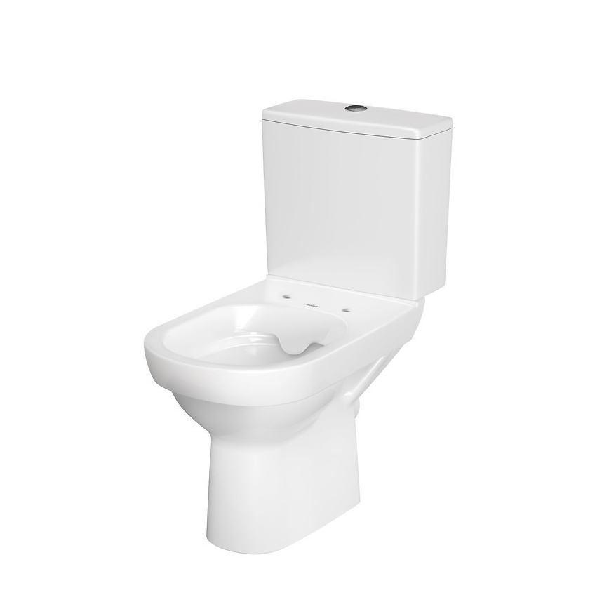 Cersanit K35-037 - Gulvstående toilet m. toiletsæde CITY keramik/hvid