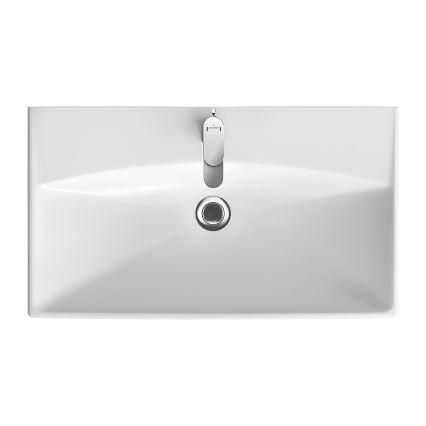 Cersanit K35-061 - Nedfældet håndvask CITY 45,5x80,5 cm keramik/højglans hvid
