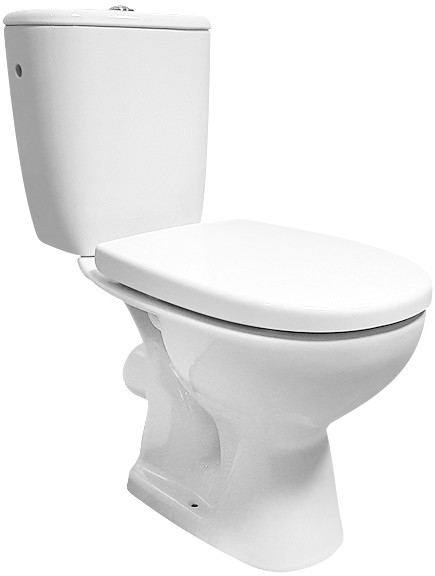 Cersanit K667-052 - Gulvstående toilet med sæde ARTECO keramik/hvid