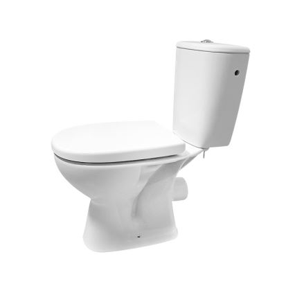 Cersanit K667-052 - Gulvstående toilet med sæde ARTECO keramik/hvid