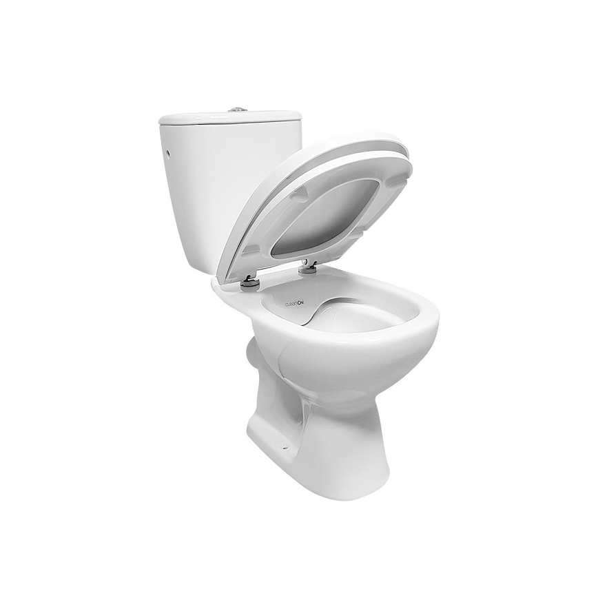 Cersanit K667-052 - Gulvstående toilet med sæde ARTECO keramik/hvid
