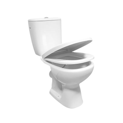 Cersanit K667-052 - Gulvstående toilet med sæde ARTECO keramik/hvid