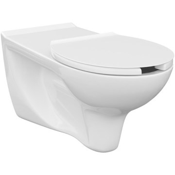 Cersanit K670-002 - Vægmonteret toilet uden barrierer ETIUDA keramik/hvid