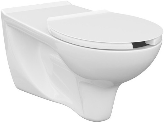 Cersanit K670-002 - Vægmonteret toilet uden barrierer ETIUDA keramik/hvid