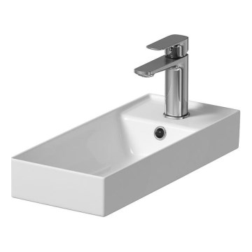 Cersanit K677-005 - Bordmonteret håndvask LARGA 22x50 cm keramik/glansfuld hvid