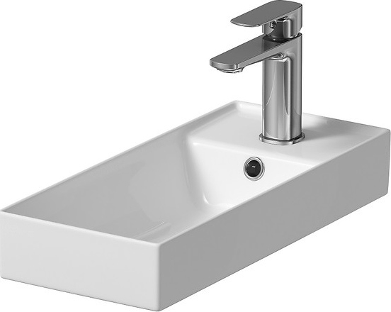 Cersanit K677-005 - Bordmonteret håndvask LARGA 22x50 cm keramik/skinnende hvid
