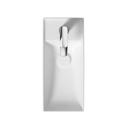 Cersanit K677-005 - Bordmonteret håndvask LARGA 22x50 cm keramik/skinnende hvid