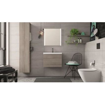 Cersanit K701-104 - Væghængt toilet med toiletsæde CITY OVAL keramik/hvid