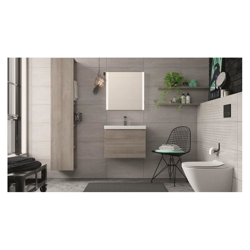 Cersanit K701-104 - Væghængt toilet med toiletsæde CITY OVAL keramik/hvid