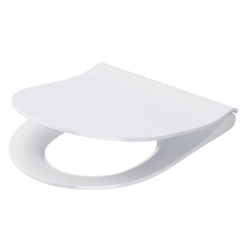 Cersanit K701-104 - Væghængt toilet med toiletsæde CITY OVAL keramik/hvid