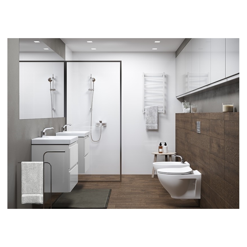 Cersanit K701-147 - Væghængt toilet med toiletsæde SAVIO keramik/hvid