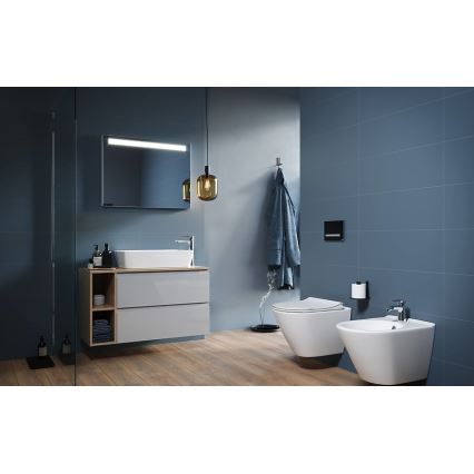 Cersanit K98-0146 - Toiletbræt CITY OVAL SoftClose hvid