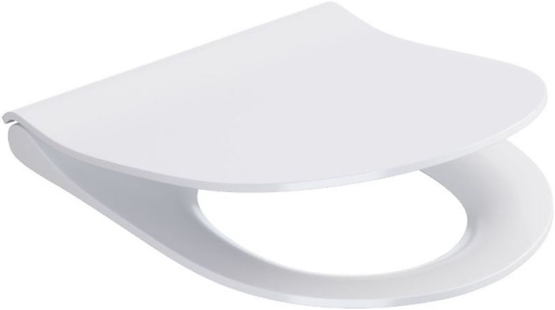 Cersanit K98-0146 - Toiletbræt CITY OVAL SoftClose hvid