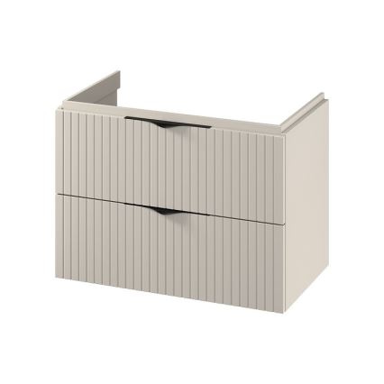 Cersanit S1015-003 - Væghængt underskab til håndvask TIRSO 80x55x45 cm beige