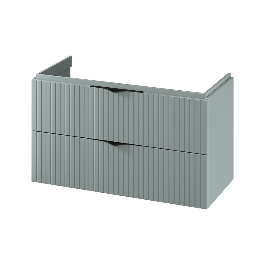 Cersanit S1015-012 - Væghængt underskab til håndvasken TIRSO 100x45 cm, mintgrøn