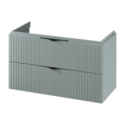 Cersanit S1015-012 - Vægmonteret underskab til håndvask TIRSO 100x55x45 cm mintgrøn