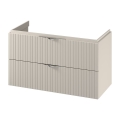 Cersanit S1015-013 - Væghængt underskab til håndvask TIRSO 100x55x45 cm beige