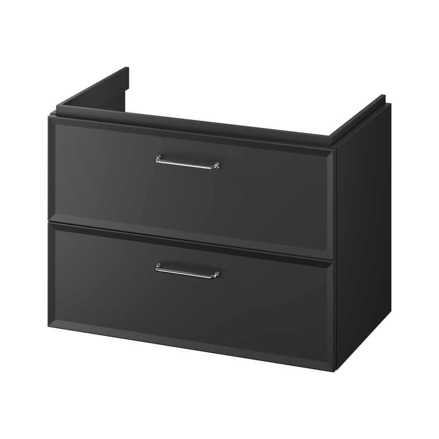 Cersanit S1017-003 - MILLE væghængt underskab til håndvask 80x55x45 cm sort