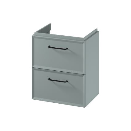 Cersanit S1021-007 - Væghængt badeværelsesskab til håndvask MILLE SLIM 50x35 cm mintgrøn