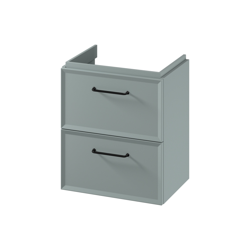 Cersanit S1021-007 - Væghængt badeværelsesskab til håndvask MILLE SLIM 50x35 cm mintgrøn